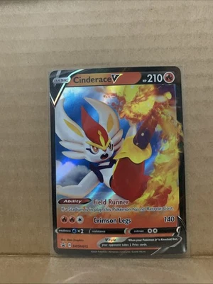 Cinderace v SWSH015 SWSH: Sword & Shield Promo Cards Holo - Image 1 of 4