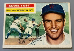 1956 Topps #128 Eddie Yost - Picture 1 of 2