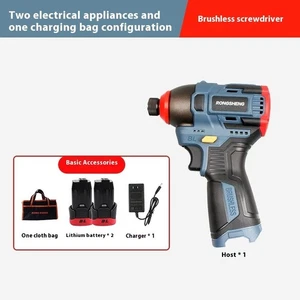 Brushless Impact Driver Multi-function 16V Cordless Screwdriver Power Tools - Picture 1 of 14