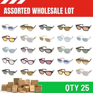 WHOLESALE ASSORTED LOT 25 GARRETT LEIGHT SUNGLASSES optical store inexpensive - Picture 1 of 10