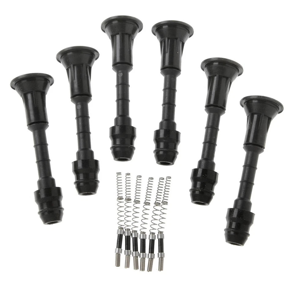 CPBK430 6 件套点火线圈靴 Coupe 适用于 INFINITI M35 FX35 G35 日产 350Z — 第 1/1 张图片