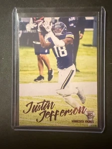 2020 Panini Chronicles Luminance Justin Jefferson Minnesota Vikings #217 Rookie - Bild 1 von 2
