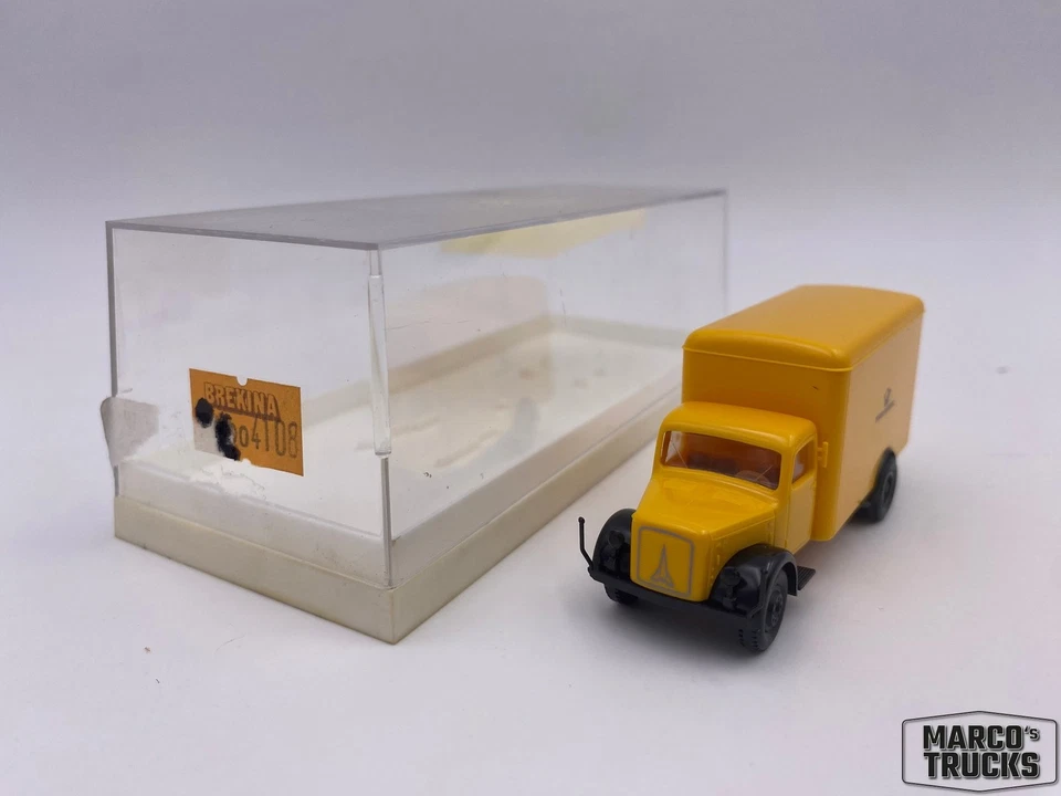 Brekina Magirus S 3500 Box „Deutsche Bundespost“ No. 4108 - 1:87 ,/BRB652 - Image 1 of 1