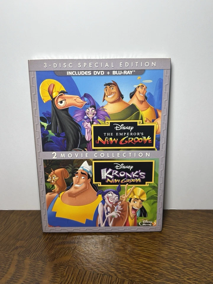 Disney The Emperor's New Groove & Kronks New Groove (3-Disc DVDs+Blu-Ray)  - Image 1 of 4