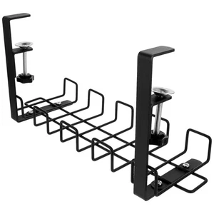 Office Desk Cord Management Solution Cable Rack under Wire Organizer - Afbeelding 1 van 12