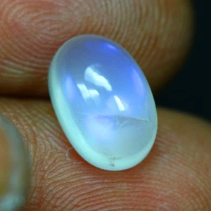 3.22 Cts_Great Electric Blue Shadow_100 % Natural Unheated Blue Moonstone_India - Picture 1 of 3