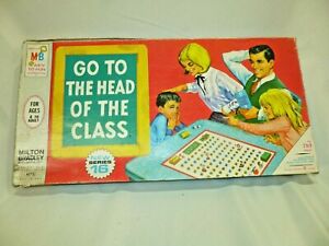 Go to the Head of the Class Vintage Milton Bradley #4175 Series16 Board Game 