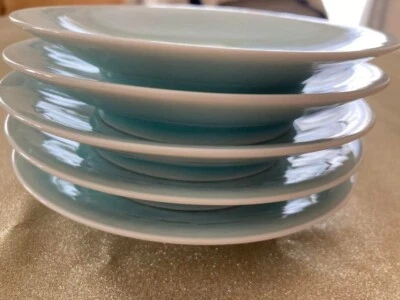 Celadon porcelain plate Nami Minouyaki Kaiji Tsukamoto Living National Treasure - Image 1 of 3