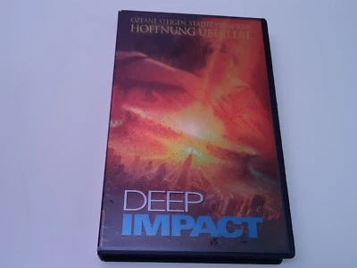 Deep Impact 1998 VHS German PAL Video Großbox Robert Duvall Elijah Wood - Bild 1 von 4