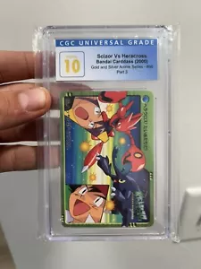 Pristine 10 Pokémon 2000 Scizor Vs Heracross-Bandai Cardass-#86 POP 3 - Picture 1 of 2