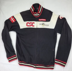 Riis Cycling - CSC - Descente Stitched Logo Full Zip Cycling Jacket Men's LARGE - Picture 1 of 8