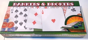 Bankers & Brokers the Casino Board Game Las Vegas Card Game Poker Style - Sealed - Picture 1 of 7