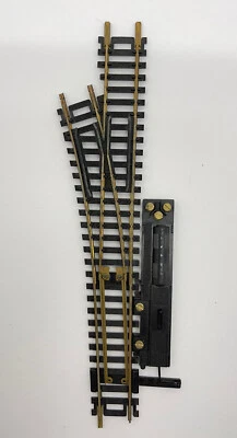 Atlas HO Snap Rail Switch Left Train Railroad Track - Image 1 of 4