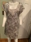 NWOT Free People Size M Dance Til Dawn Beautiful Sequin Skater Party Dress