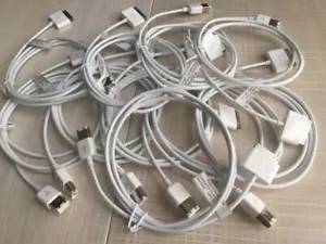 10X 30Pin a 6Pines Firewire FW Cable de datos de carga para iPod 4th Photo A1099 - Imagen 1 de 12