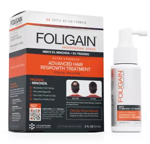 FOLIGAIN MINOXIDIL 5% TRATTAMENTO PER LA RICRESCITA DEI CAPELLI per Uomo con ... - Foto 1 di 2