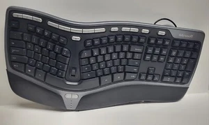Microsoft Natural Tastiera Ergonomica 4000 v1.0 KU-0462 Modello 1048 USB Cablata - Foto 1 di 6