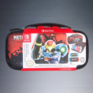 2022 NINTENDO SWITCH METROID DREAD GAME TRAVELER DELUXE TRAVEL CASE #NNS37M - Picture 1 of 3