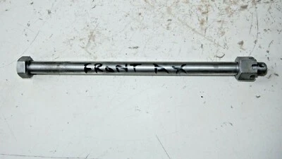 Suzuki TS250 TS 250 1972 eje delantero perno con tuerca de bloqueo Foto 1 de 4