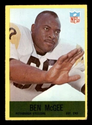 1967 Philadelphia Football #154 Ben McGee VG *e1 - Image 1 of 2