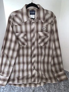 Camicia cowboy uomo western perla bottoni a pressione casual manica lunga a quadri alta - Foto 1 di 5