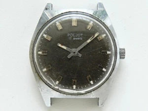 VINTAGE SOVIET RUSSIA USSR MENS WATCH POLJOT MECHANICAL NOT WORKING RARE - Picture 1 of 12