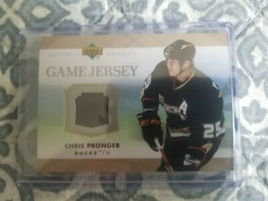 2007-08 Upper Deck Hockey Game Jersey Chris Pronger