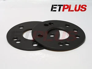 2 x 3mm Hubcentric Wheel spacers Fit Nissan 200sx Skyline 350z 66.1 5x114.3 - Picture 1 of 1
