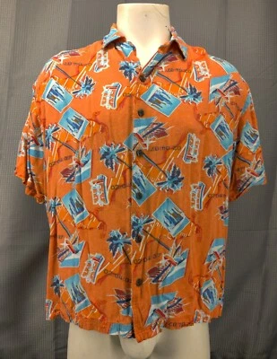 Vintage Indianapolis Colts Hawaiian Shirt Men Large Superbowl Champions 41 2007 - Image 1 of 4