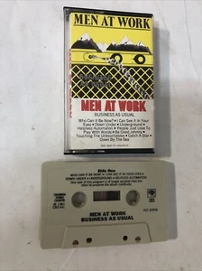 MEN AT WORK Business As Usual - Cassette Tape 1982 Columbia Records - Picture 1 of 2