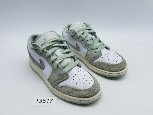 Nike Air Jordan 1 Low SE (GS) Sneakers Ragazzo Taglia 4Y Seafoam Bianco *Vedi desc