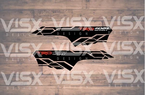 X2 TRD Off road 4x4 Sport vinyl decals for 2013-2023 Toyota Tacoma bed side - Foto 1 di 1