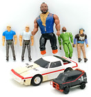 Ensemble de figurines Galoob & Cannell, voiture Corvette et fourgon Kidco, Mr T