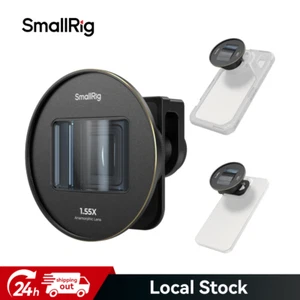 SmallRig 1.55XT Objectif Anamorphique pour Téléphone pour iPhone 15 14 13 12 Series 3578B - Photo 1 sur 9