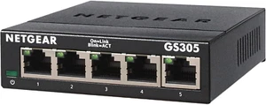 5-Port Gigabit Ethernet Unmanaged Essentials Switch (GS305) - Home Network Hub - Picture 1 of 11