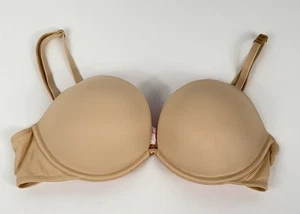 VICTORIA'S SECRET PINK Super Push-Up Beige Bra 36B  VS NWT - Picture 1 of 6