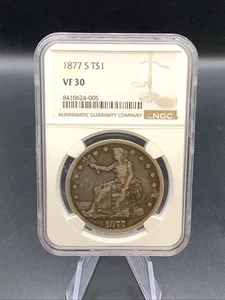 NGC 1877-S Trade Dollar ss 30 T$1 - Bild 1 von 4