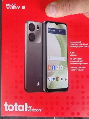 Blu View 5 64Gb Verizon Network PRE-PAID NIB - Image 1 of 2