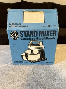 Vintage General Electric abnehmbarer Standmixer M46 Kaffee/Mandel - Bild 1 von 5