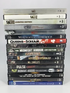 Horror Dvd Lot. Saw, The Hill Have Eyes, Strangers Last House Etc 17 Total - Picture 1 of 4
