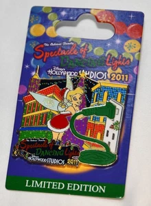 New! 2011 Disney Osborne Family Spectacle of Lights Christmas Pin Tinkerbell 3D - Picture 1 of 7