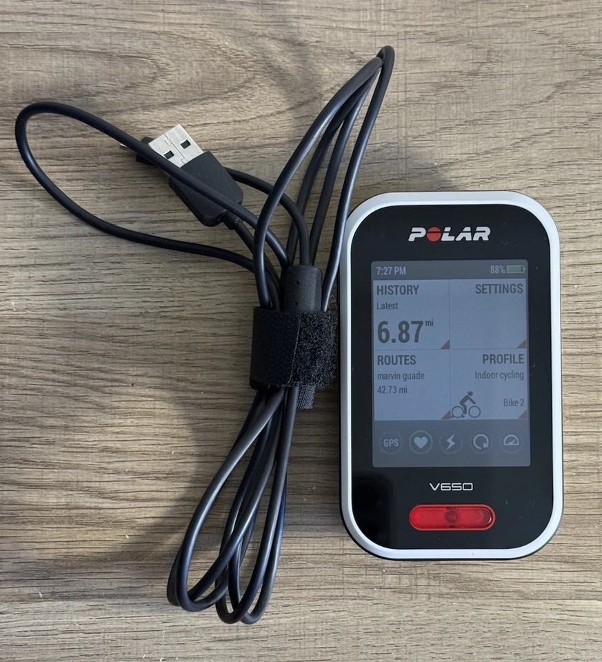 Polar V650 GPS Fahrradcomputer - nur Gerät - HR Bundle fähig - Bild 1 von 4