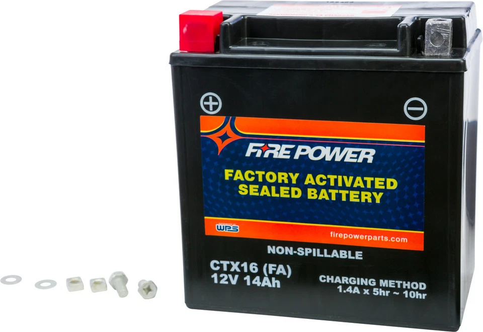 Kawasaki 2004-2010 Vulcan 2000 Classic LT FirePower Battery CTX16-BS (FA) — 第 1/1 张图片