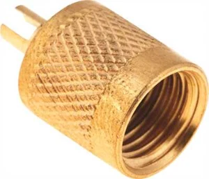 Supco SF2250 1/4 Zoll Leitungshahn Ventilkappe mit Neoprendichtung Messing - Bild 1 von 1