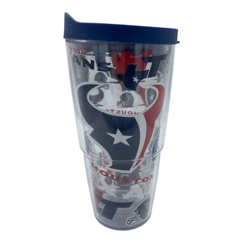 TERVIS TUMBLER HOUSTON TEXANS, 24oz DOUBLE WALL WITH LID INCLUDED Cover