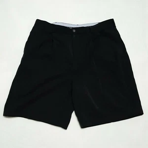 Tommy Hilfiger Gr. 38 Golfshorts Herren Plissee schwarz 4 Taschen feuchtigkeitsableitend Komfort - Bild 1 von 4