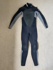 Men's O'Neill Wetsuit 2mm Black Grey Size Small Back Zip - Picture 1 of 15