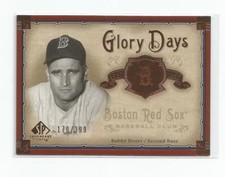 2005 SP LEGENDARY CUTS BOBBY DOERR GLORY DAYS BRONZE /399