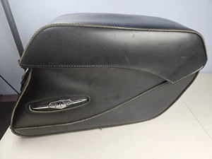 Used Suzuki Flip Top Leather Saddlebag Saddle Bag 05-09 VL1500 C90 990A0-77012 - Picture 1 of 19