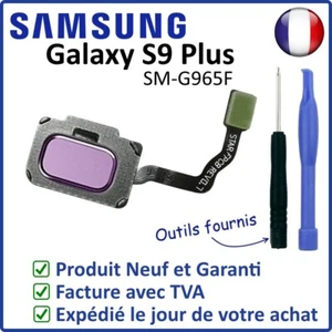 NAPPE LECTEUR EMPREINTE VIOLET SAMSUNG GALAXY S9 PLUS SM-G965F - Photo 1 sur 4